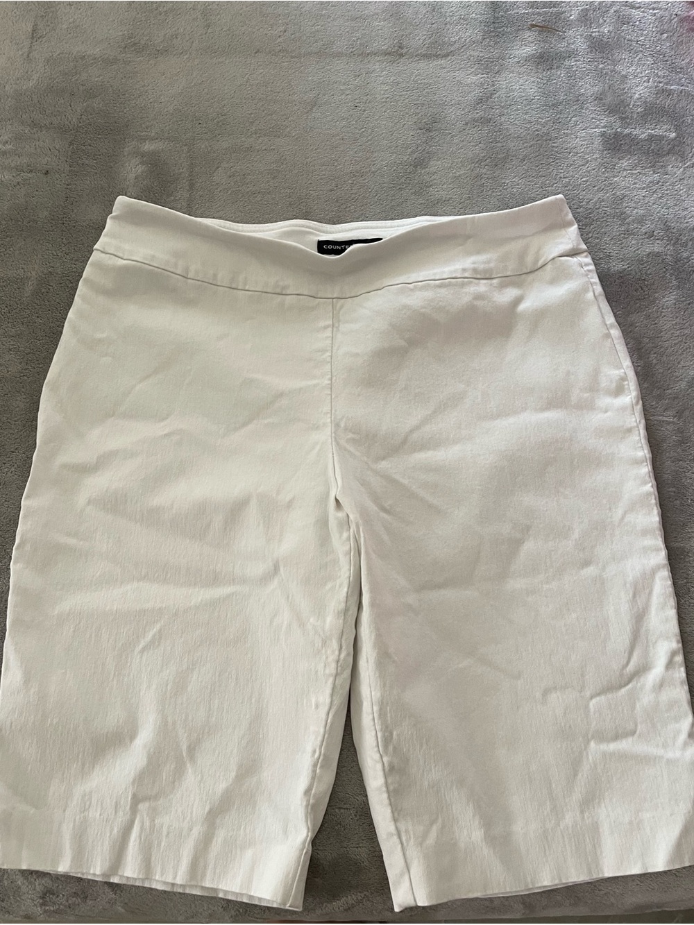 Counterparts White Chino Bermuda Shorts very soft and stretchy